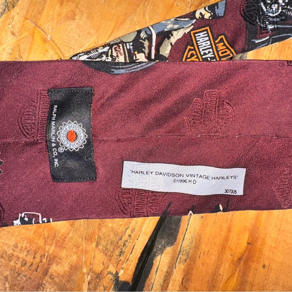 Harley Davidson 100% silk tie! - Picture 3 of 5